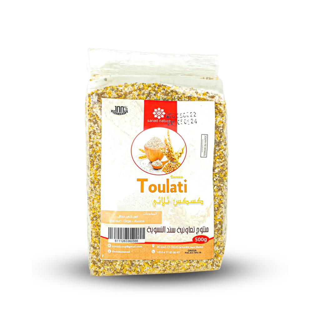 Couscous Toulati Durum Wheat-Barley-Oats
