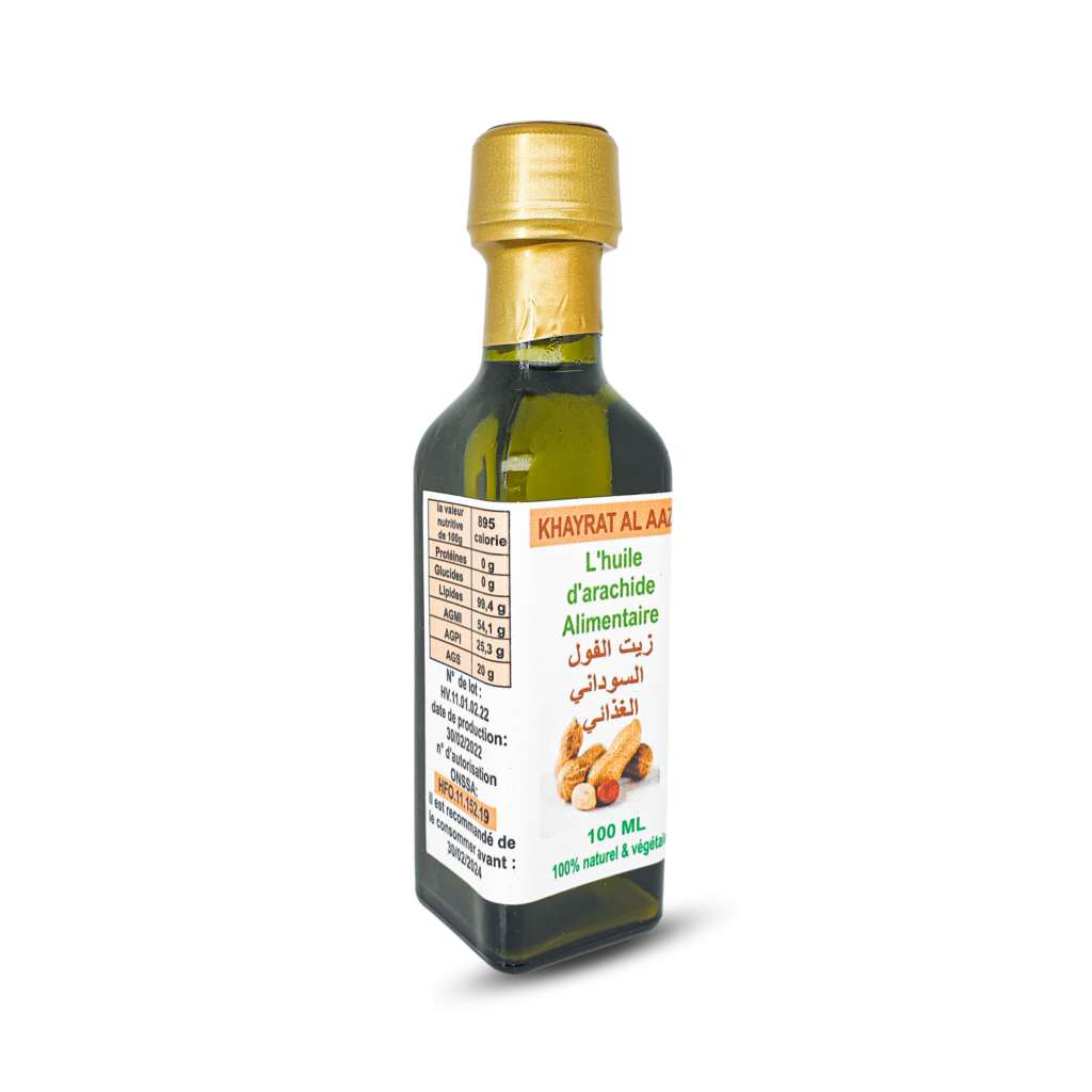 Huile alimentaire d'arachide