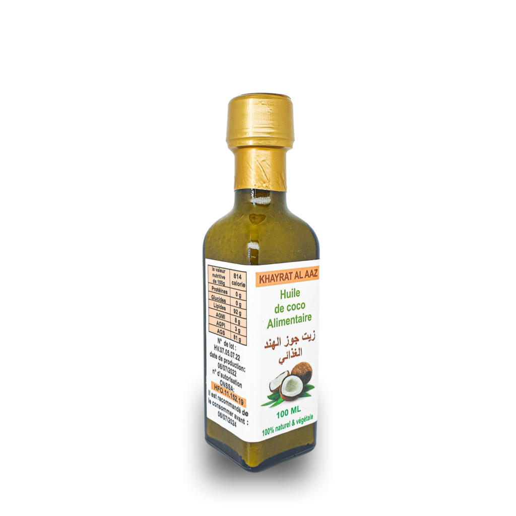 Natural and delicious edible coconut oil