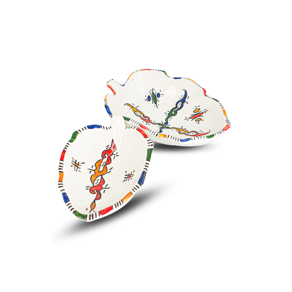 Pottery Leaf Plate 100% Handmade