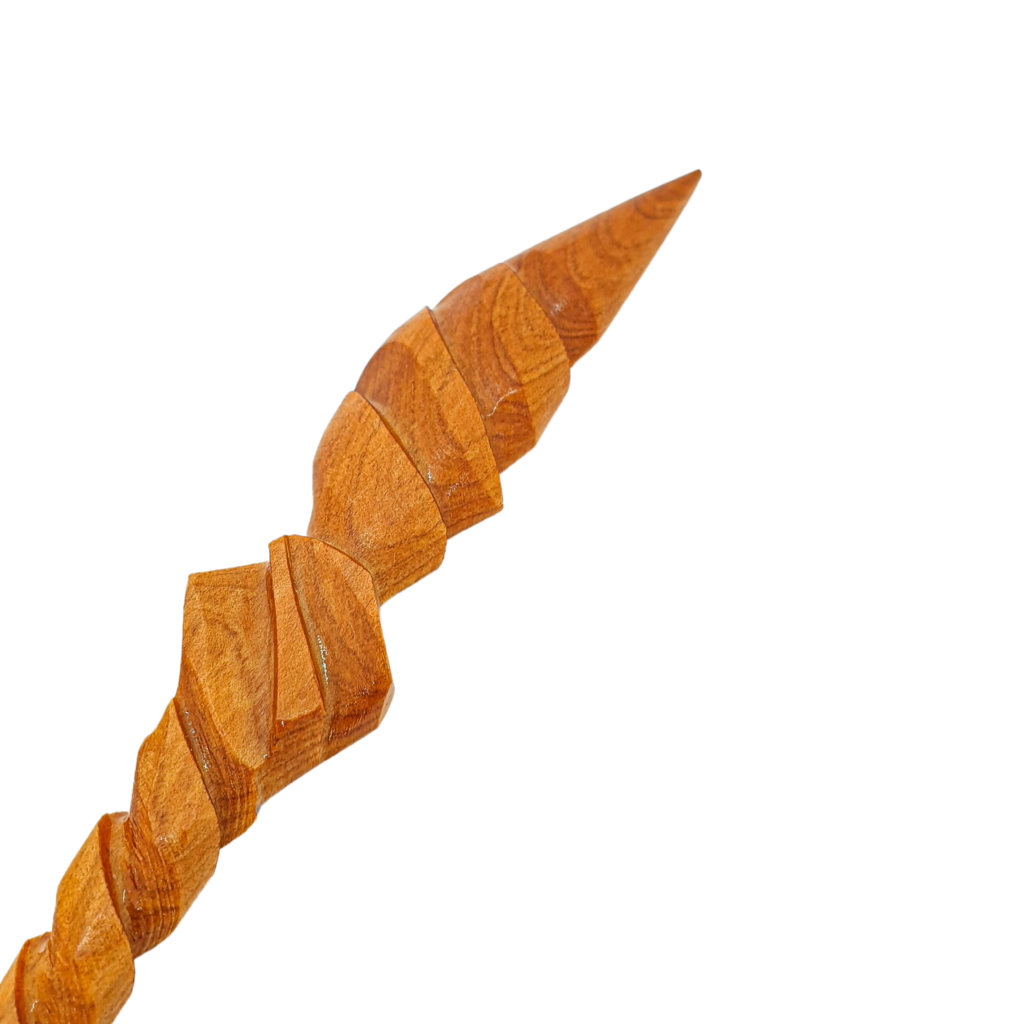 Thuya wooden hair tie
