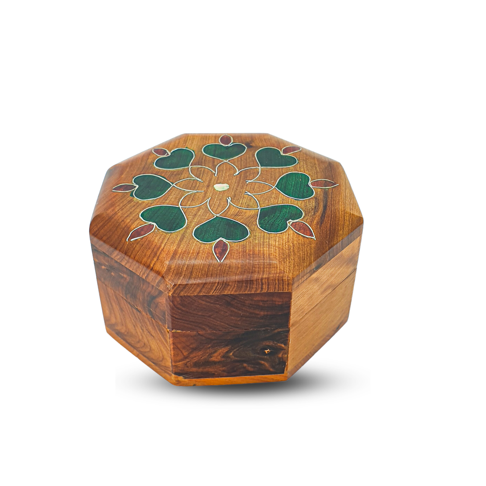 Boîte à Bijoux Rectangulaire En Bois De Thuya - Occasion - Bon état Général