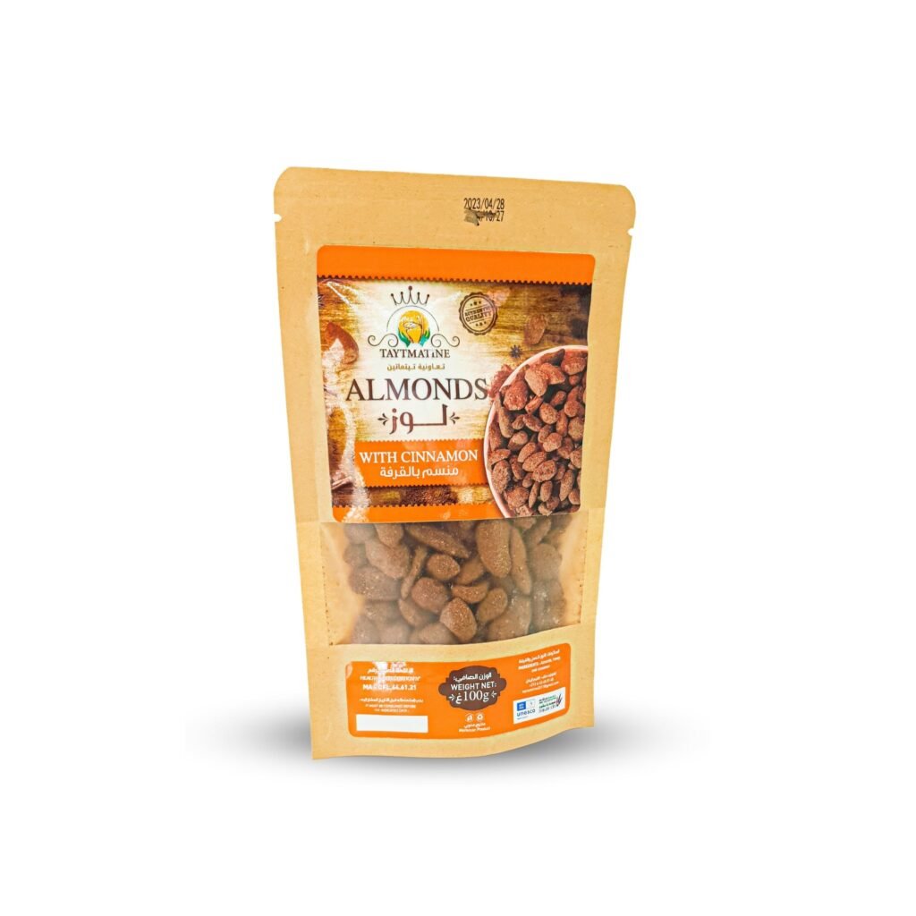 Roasted almonds with cinnamon