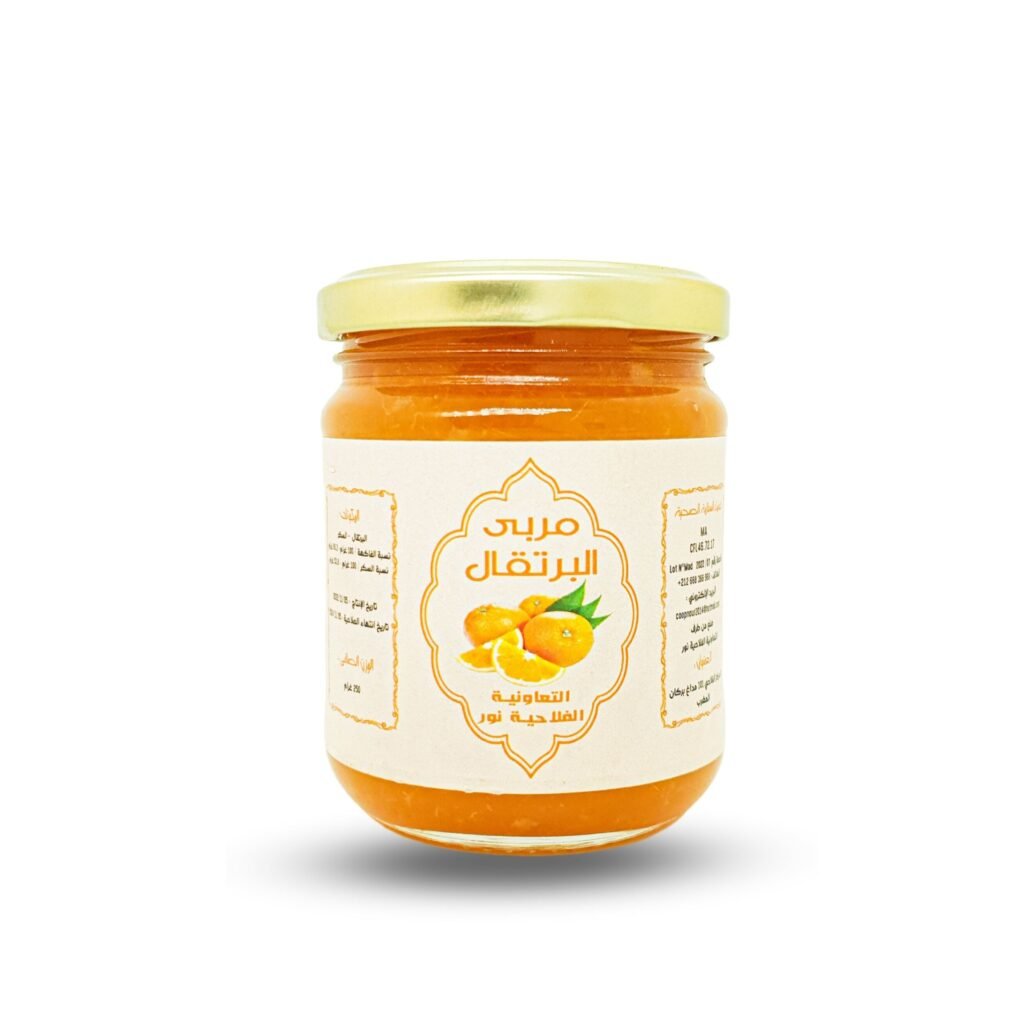 Homemade orange jam