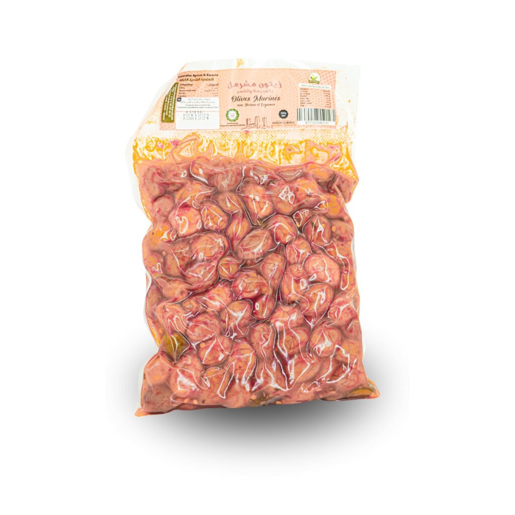 Olives Marinées aux Harissa et Légumes