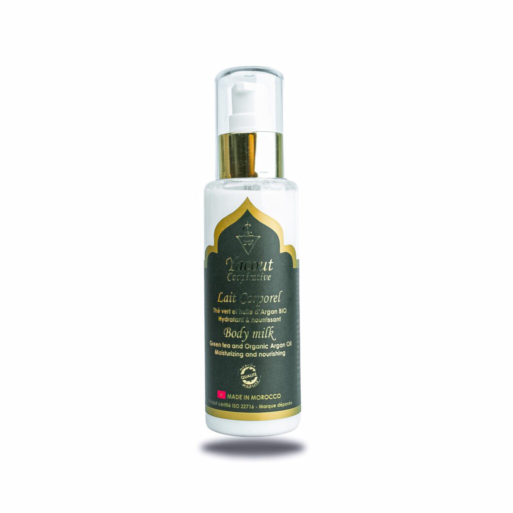 Lait Corporel : Huile d'Argan + Thé Vert