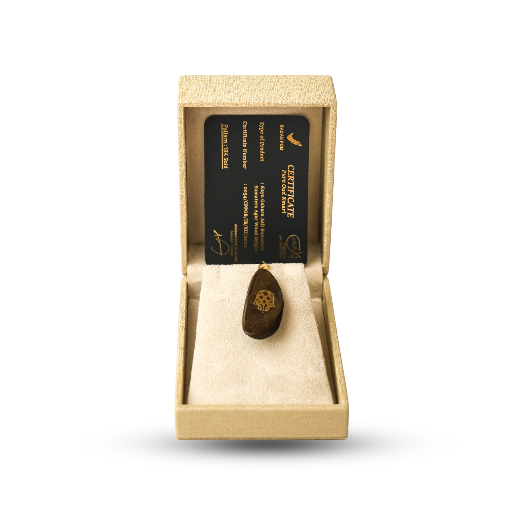 Khemissa Pendant in Gold – Bab Moulay Driss