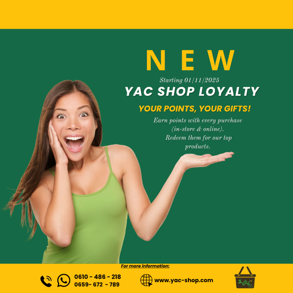 YAC SHOP launches its Loyalty Program: your points, your gifts