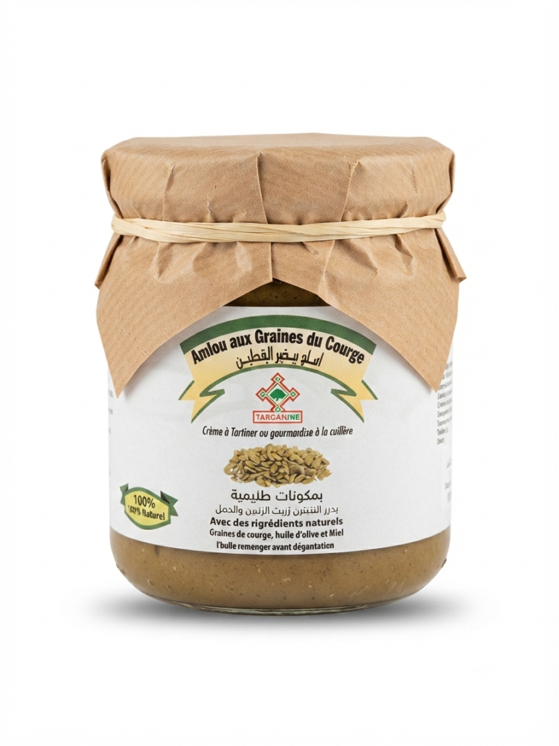 Amlou Graine de Courge au Miel & Huile d’Olive 200g