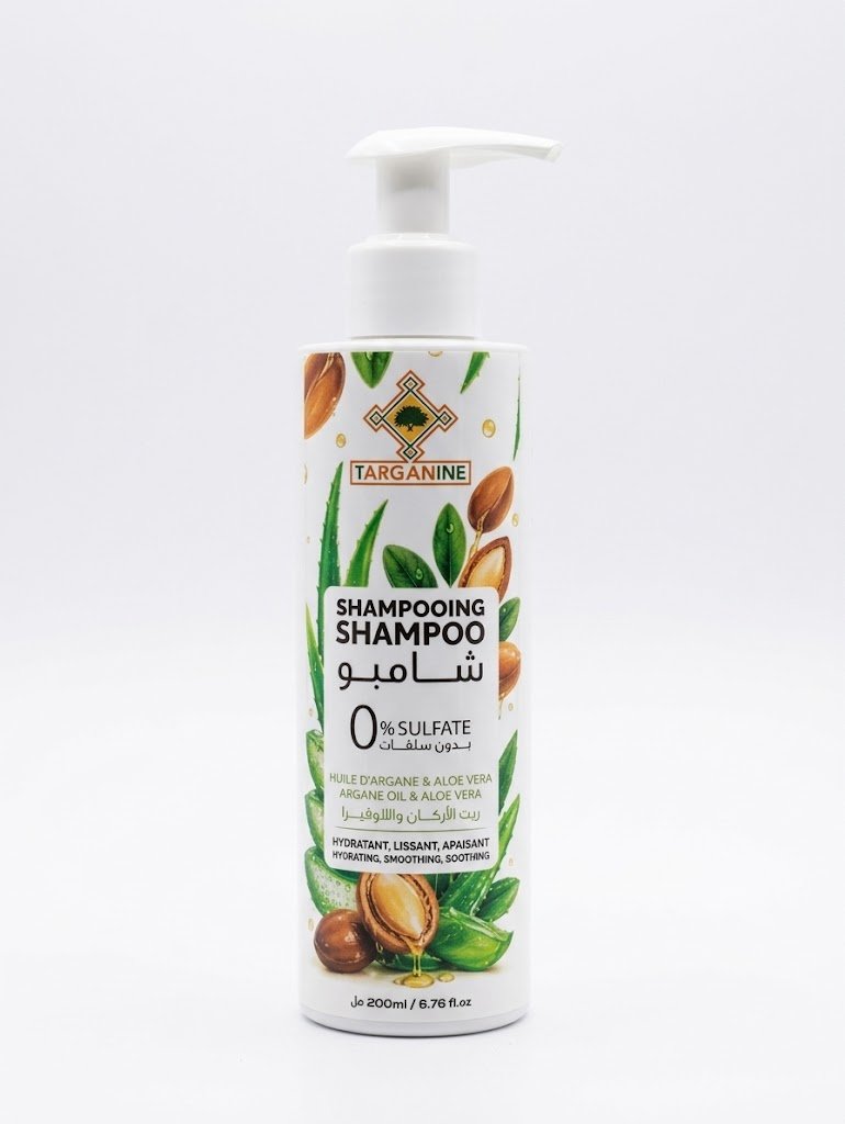 Shampooing sans sulfate à l’argan et à l’aloe vera