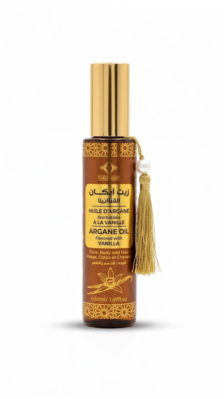 Huile d'Argan Aromatisée à la Vanille (50 ml)